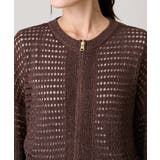 ラメメッシュZIPカーディガン | a.v.v【WOMEN】 | 詳細画像20 