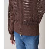 ラメメッシュZIPカーディガン | a.v.v【WOMEN】 | 詳細画像22 