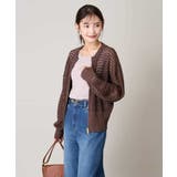 ラメメッシュZIPカーディガン | a.v.v【WOMEN】 | 詳細画像7 