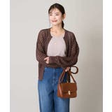 ラメメッシュZIPカーディガン | a.v.v【WOMEN】 | 詳細画像8 