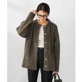 フェレットライクフェザーダブルフェイスカーディガン | a.v.v【WOMEN】 | 詳細画像2 