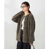 フェレットライクフェザーダブルフェイスカーディガン | a.v.v【WOMEN】 | 詳細画像3 
