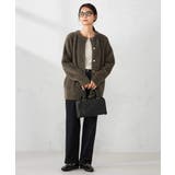 フェレットライクフェザーダブルフェイスカーディガン | a.v.v【WOMEN】 | 詳細画像9 