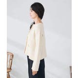 パールボタンツイードニットカーディガン | a.v.v【WOMEN】 | 詳細画像18