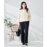 パールボタンツイードニットカーディガン | a.v.v【WOMEN】 | 詳細画像4