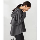 バックフレアダンボールパーカー | a.v.v【WOMEN】 | 詳細画像1 