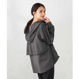 バックフレアダンボールパーカー | a.v.v【WOMEN】 | 詳細画像32 