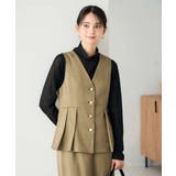 【2SET】ペプラムジレ×ナロースカート | a.v.v【WOMEN】 | 詳細画像3