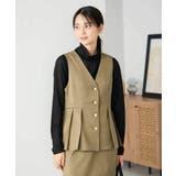 【2SET】ペプラムジレ×ナロースカート | a.v.v【WOMEN】 | 詳細画像6