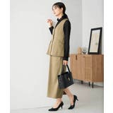 【2SET】ペプラムジレ×ナロースカート | a.v.v【WOMEN】 | 詳細画像9