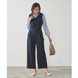 【マシンウォッシャブル】Vネックコンビネゾン | a.v.v【WOMEN】 | 詳細画像10 