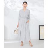 ホワイト | カシュクール柄ワンピース | a.v.v【WOMEN】