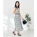 配色パイピング切り替えワンピース | a.v.v【WOMEN】 | 詳細画像4 
