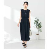 配色パイピング切り替えワンピース | a.v.v【WOMEN】 | 詳細画像9 