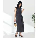 【接触冷感/洗える/イージーケア】バックヨークノースリーブワンピース | a.v.v【WOMEN】 | 詳細画像2 