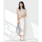 【接触冷感/洗える/イージーケア】バックヨークノースリーブワンピース | a.v.v【WOMEN】 | 詳細画像20 