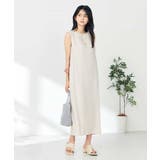 【接触冷感/洗える/イージーケア】バックヨークノースリーブワンピース | a.v.v【WOMEN】 | 詳細画像23 