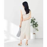 【接触冷感/洗える/イージーケア】バックヨークノースリーブワンピース | a.v.v【WOMEN】 | 詳細画像25 