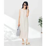 【接触冷感/洗える/イージーケア】バックヨークノースリーブワンピース | a.v.v【WOMEN】 | 詳細画像27 