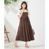 【接触冷感/洗える】タックフレアキャミワンピース | a.v.v【WOMEN】 | 詳細画像2 