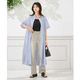 【洗える】ストライプシャツワンピース | a.v.v【WOMEN】 | 詳細画像5 