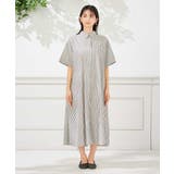 【洗える】ストライプシャツワンピース | a.v.v【WOMEN】 | 詳細画像9 