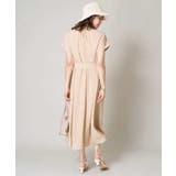 【洗える】シフォンドットバンドカラーワンピース | a.v.v【WOMEN】 | 詳細画像13 