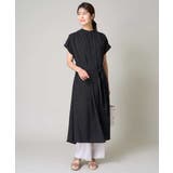 【洗える】シフォンドットバンドカラーワンピース | a.v.v【WOMEN】 | 詳細画像17 