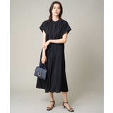 【洗える】シフォンドットバンドカラーワンピース | a.v.v【WOMEN】 | 詳細画像22 