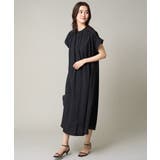 【洗える】シフォンドットバンドカラーワンピース | a.v.v【WOMEN】 | 詳細画像23 