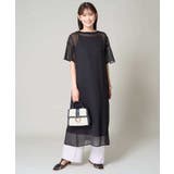 【洗濯機で洗える】袖スリットシアーワンピース | a.v.v【WOMEN】 | 詳細画像10 