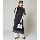 【洗濯機で洗える】袖スリットシアーワンピース | a.v.v【WOMEN】 | 詳細画像12 