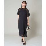 【洗濯機で洗える】袖スリットシアーワンピース | a.v.v【WOMEN】 | 詳細画像13 