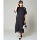 【洗濯機で洗える】袖スリットシアーワンピース | a.v.v【WOMEN】 | 詳細画像14 