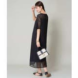 【洗濯機で洗える】袖スリットシアーワンピース | a.v.v【WOMEN】 | 詳細画像15 