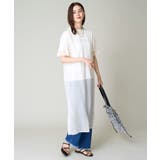 【洗濯機で洗える】袖スリットシアーワンピース | a.v.v【WOMEN】 | 詳細画像3 