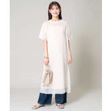 【洗濯機で洗える】袖スリットシアーワンピース | a.v.v【WOMEN】 | 詳細画像5 