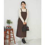 【洗える】Iラインサスペンダー付きジャンスカ | a.v.v【WOMEN】 | 詳細画像6