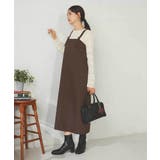 【洗える】Iラインサスペンダー付きジャンスカ | a.v.v【WOMEN】 | 詳細画像8