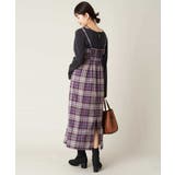 先染めチェックキャミワンピース | a.v.v【WOMEN】 | 詳細画像1 