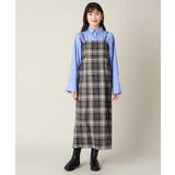 先染めチェックキャミワンピース | a.v.v【WOMEN】 | 詳細画像15 