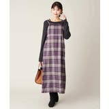 先染めチェックキャミワンピース | a.v.v【WOMEN】 | 詳細画像4 