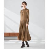 【洗える】ウエスト切替ギャザーワンピース | a.v.v【WOMEN】 | 詳細画像3 