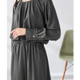 【洗える】セットアップ見えサテンワンピース | a.v.v【WOMEN】 | 詳細画像17 