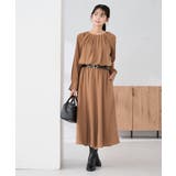 【洗える】セットアップ見えサテンワンピース | a.v.v【WOMEN】 | 詳細画像6 