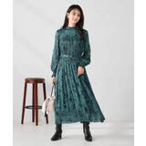 【洗える】ランダムプリーツサテンワンピース【WEB限定】 | a.v.v【WOMEN】 | 詳細画像2