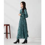 【洗える】ランダムプリーツサテンワンピース【WEB限定】 | a.v.v【WOMEN】 | 詳細画像3