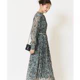 グリーン | 【洗える】ランダムプリーツワンピース | a.v.v【WOMEN】