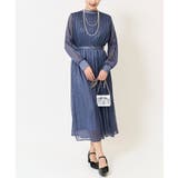 ブルー | 【洗える】ランダムプリーツワンピース | a.v.v【WOMEN】