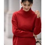 【洗える】バックスリットニット | a.v.v【WOMEN】 | 詳細画像1 